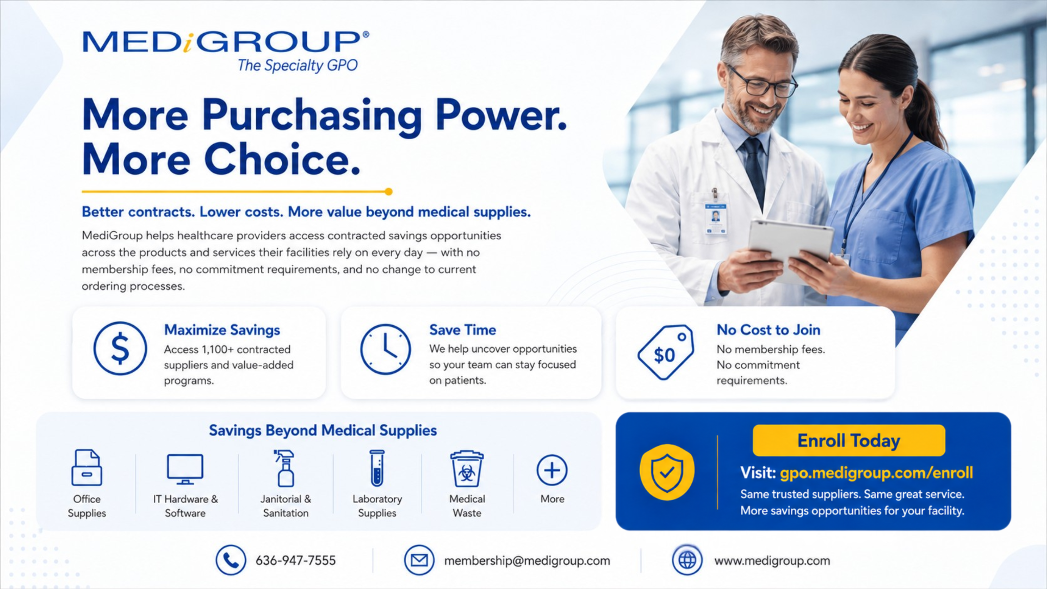 MediGroup Specialty GPO overview graphic